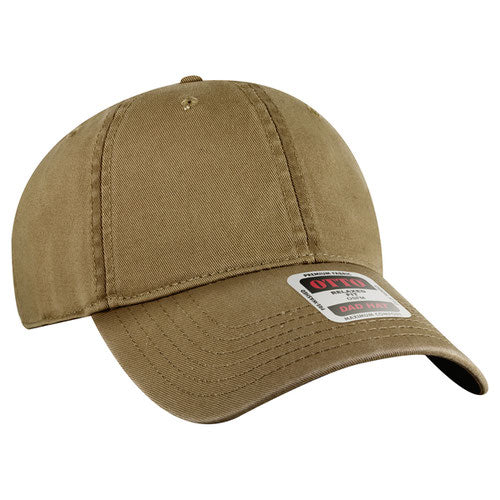 Coyote Brown low-profile dad hat on a solid white background.