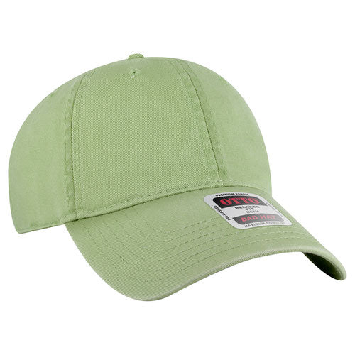 Mint low-profile dad hat on a solid white background.